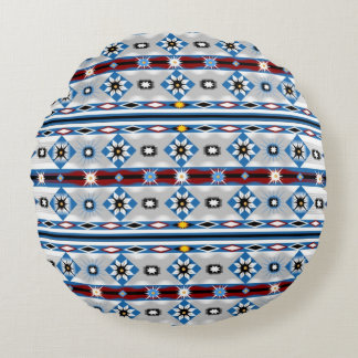 Native American Sioux Round Cushion