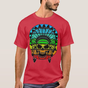 Native American skull  (2)  T-Shirt