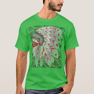 Native American Skull 6  T-Shirt