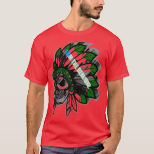 Native American Skull artwork T-Shirt