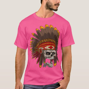 Native American Skull Inspired T-Shirt