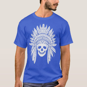 Native American Skull  T-Shirt