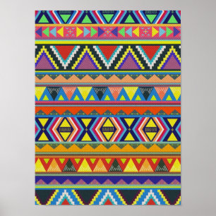 Native American Southwest Colourful Poster