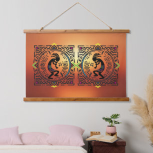 Native American Southwestern Kokopelli Hanging Tapestry
