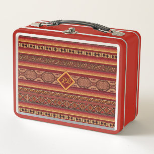 Native American Style Lunch Box w/out initial(s)