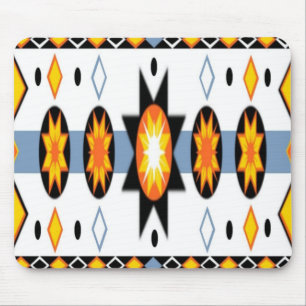 Native American Sun Pattern Mousepad