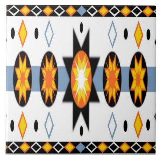 Native American Sun Pattern tile
