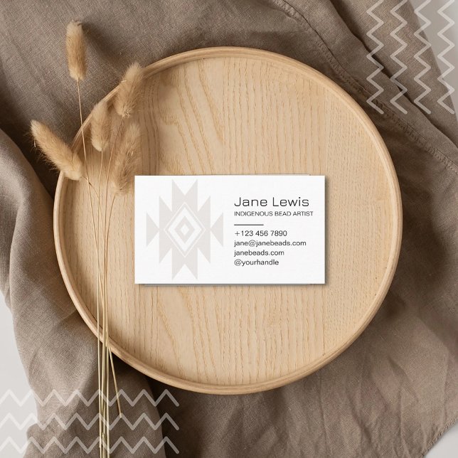 Native American Symbol Illustration Indigenous Art Business Card (Creator Uploaded)