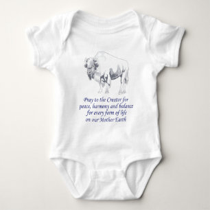 Native American Symbolism Baby Bodysuit