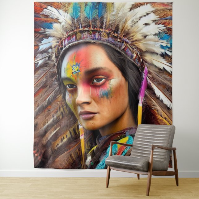 Native American  Tapestry (In Situ)