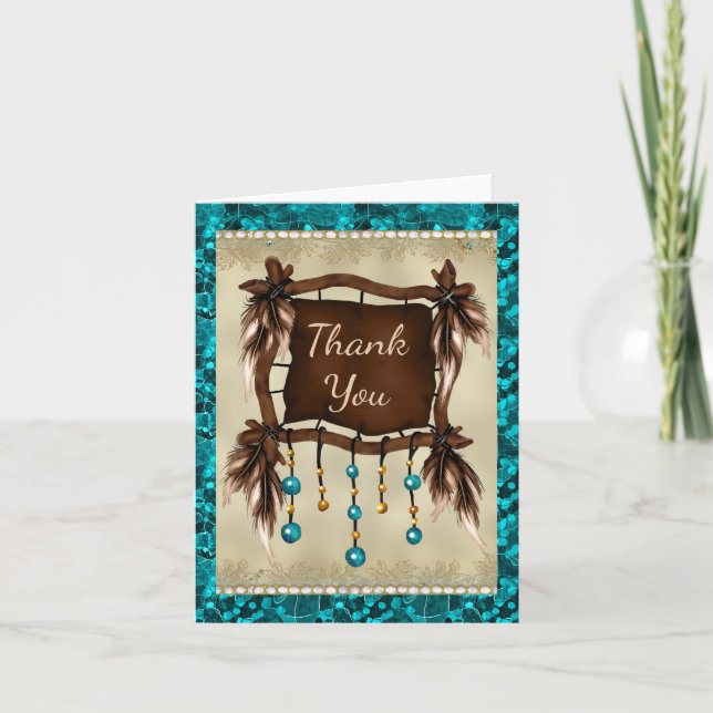 Native American Thank You Card (Front)