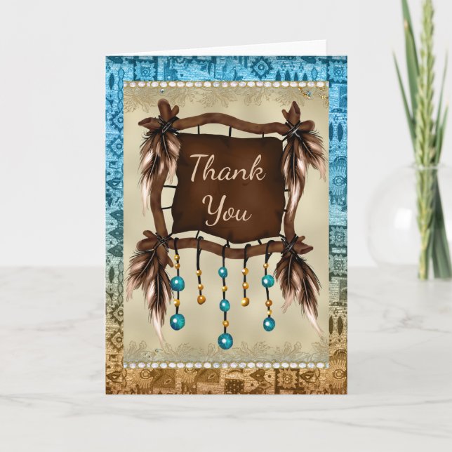 Native American Thank You Card (Front)