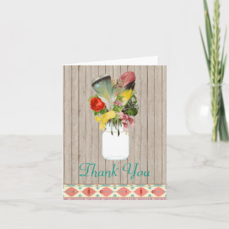 Native American Thank You Card Feathers