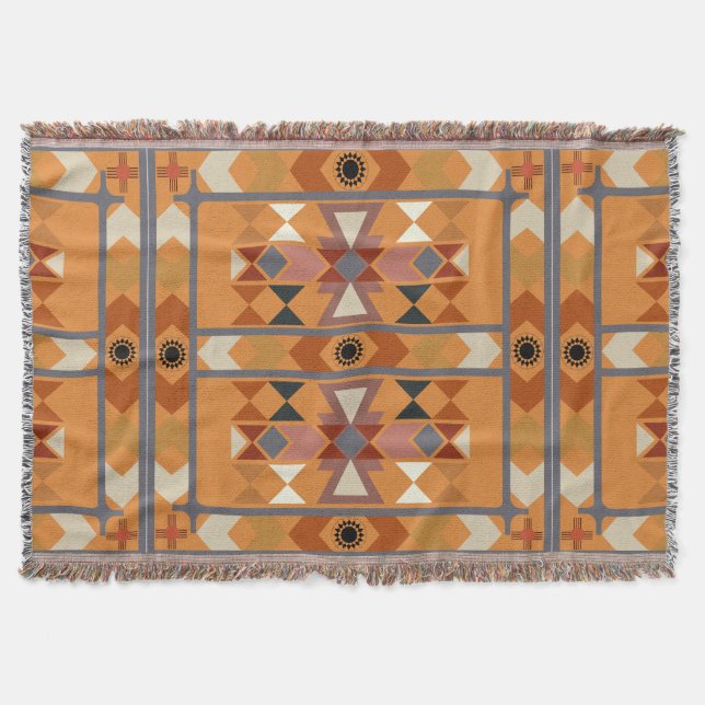 Native American Throw Blanket (Front)