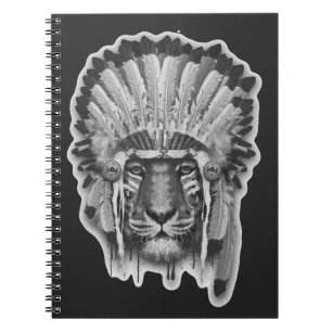 Native American Tiger Chief Notebook