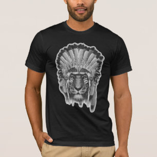 Native American Tiger Chief T-Shirt