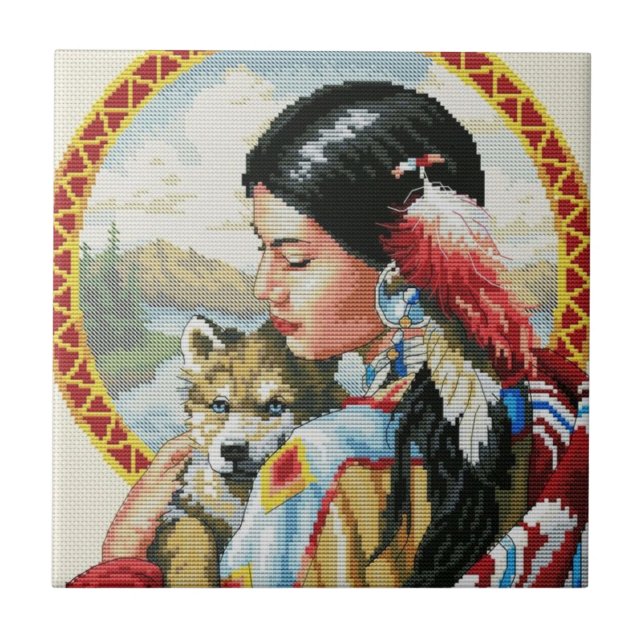 Native American  Tile (Front)