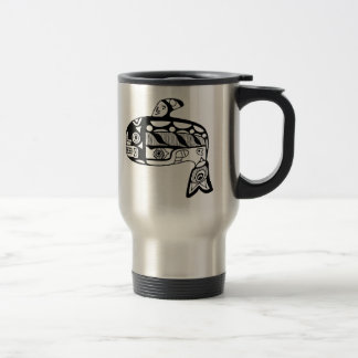 Native American Tlingit Whale Travel Mug