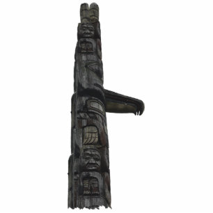 Native American Totem Pole 3 Sculpted Magnet Photo Sculpture Magnet