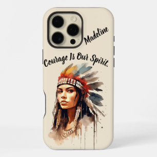 Native American Tribal Art Cultural Flair iPhone 16 Pro Max Case