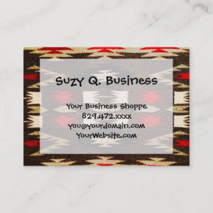 Native American Tribal Design Print Business Card