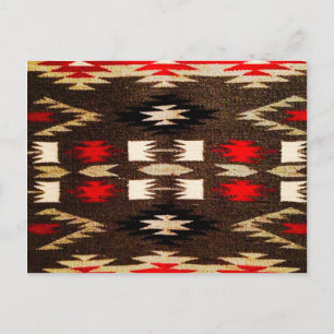 Native American Tribal Design Print Postcard