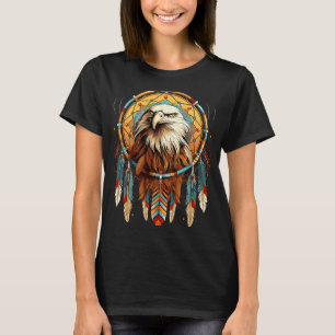 Native American Tribal Dream Catcher Eagle Spirit  T-Shirt