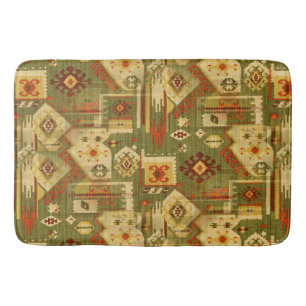 Native american tribal fabric I + your ideas Bath Mat