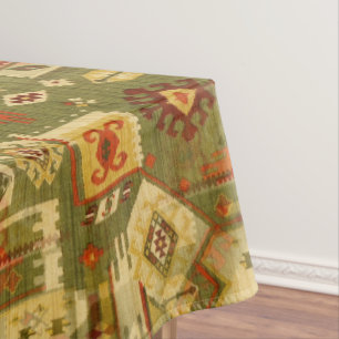 Native american tribal fabric I + your ideas Tablecloth
