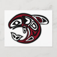 Native American Tribal Fish Design