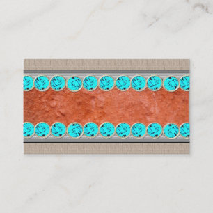Native American Turquoise Jewellery,Business Cards