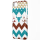 Native American Turquoise Red Chevron Tipi Skulls Case-Mate iPhone Case (Back Left)