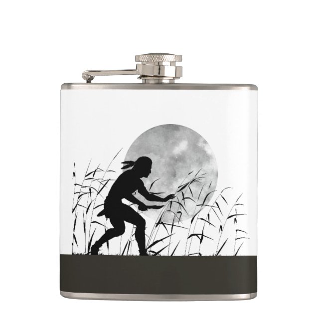 Native American Vinyl Wrapped Flask (Front)