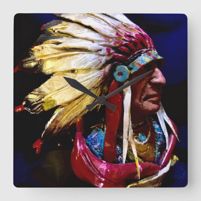Native American Wall Clock (Front)
