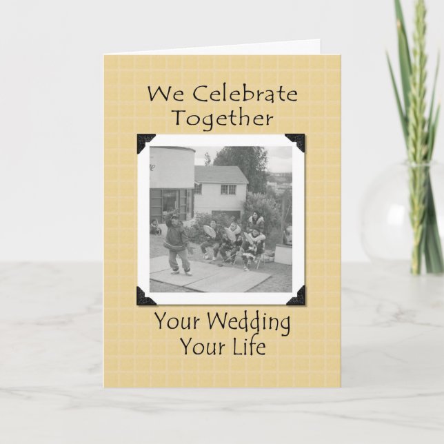 Native American Wedding Congratulations Card (Front)