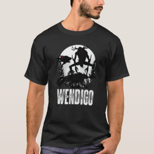 Native American Wendigo Monster Skinwalker Evils H T-Shirt
