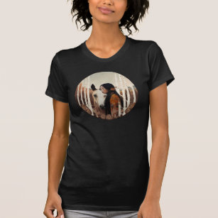 Native American Woman With Horse T-Shirt