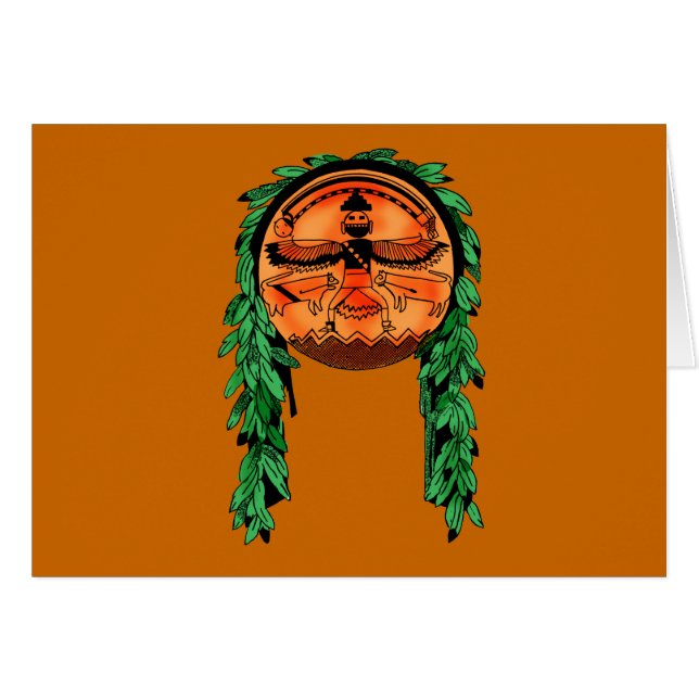 Native American Zuni Shield (Front Horizontal)