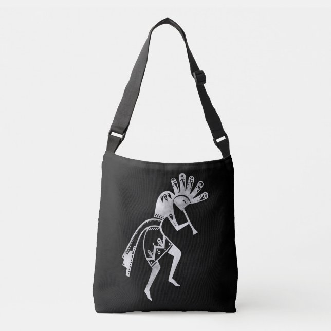 Native Americans Culture - Dancing Kokopelli 2 Crossbody Bag (Front)