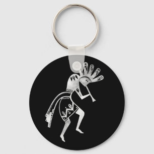 Native Americans Culture - Dancing Kokopelli 2 Key Ring