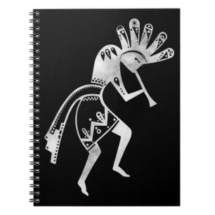 Native Americans Culture - Dancing Kokopelli 2 Notebook