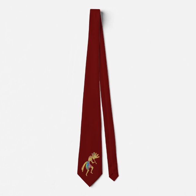 Native Americans Culture - Dancing Kokopelli 5 Tie (Front)
