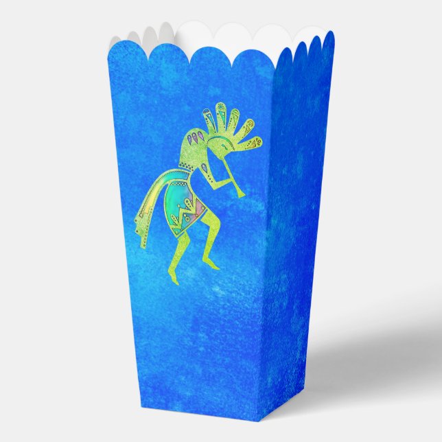 Native Americans Culture - Dancing Kokopelli 6a Favour Box (Back)