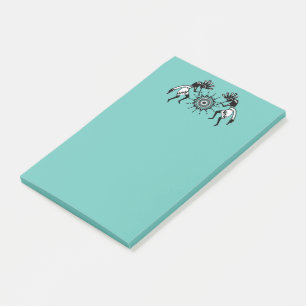Native Americans Culture - Sun Dancing Kokopelli 1 Post-it Notes