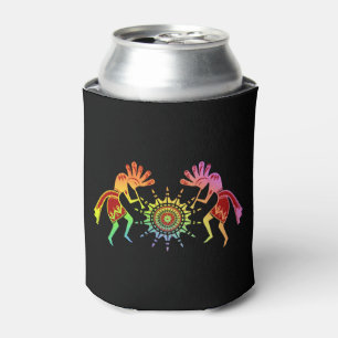 Native Americans Culture - Sun Dancing Kokopelli 4 Can Cooler
