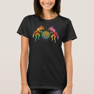 Native Americans Culture  Sun Dancing Kokopelli 4  T-Shirt