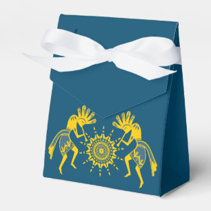 Native Americans Culture - Sun Dancing Kokopelli 6 Favour Box