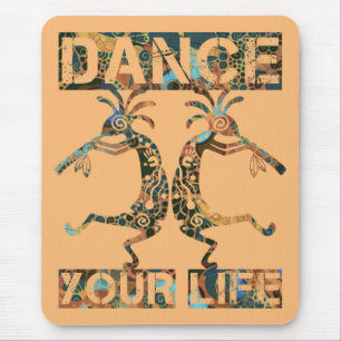 Native Americans Kokopelli - Dance Your Life 1 Mouse Mat