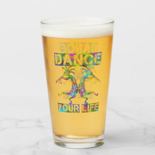 Native Americans Kokopelli - Dance Your Life 2 Glass