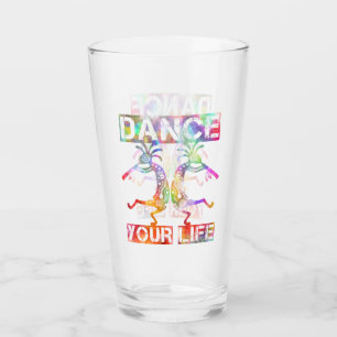 Native Americans Kokopelli - Dance Your Life 3 Glass